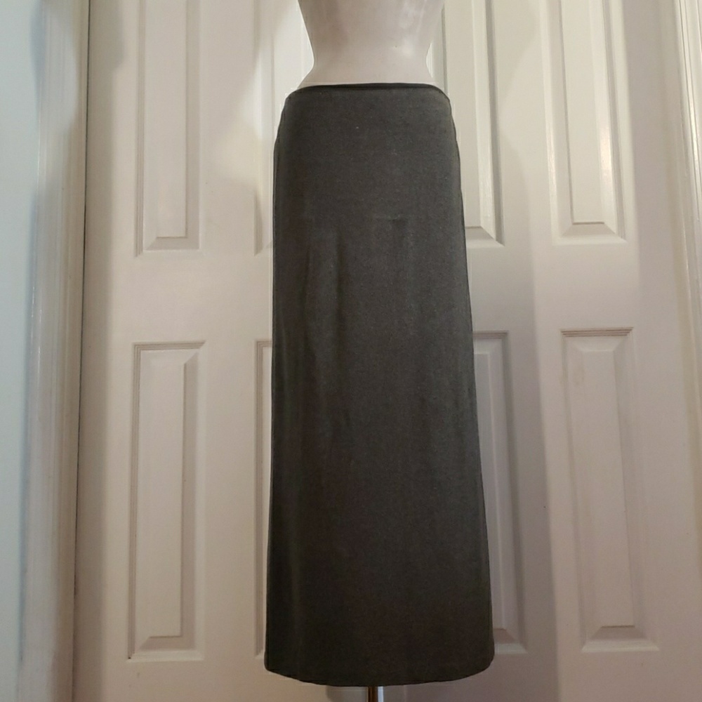 A/X Armani Exchange M long grey Rayon Skirt